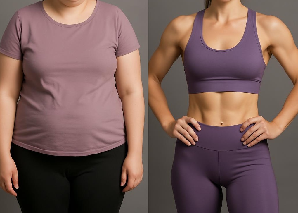 Antes e Depois com Shape Slim